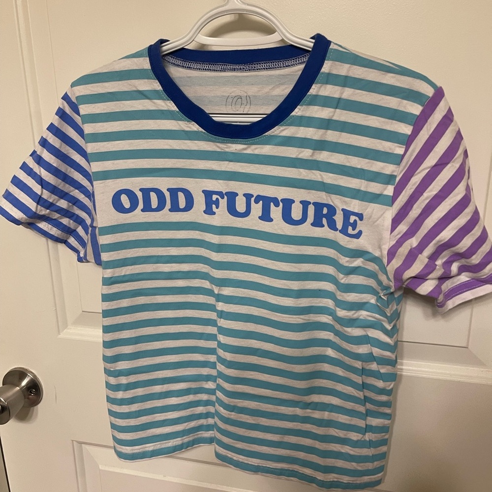 Odd Future Striped Blue and Purple T-Shirt